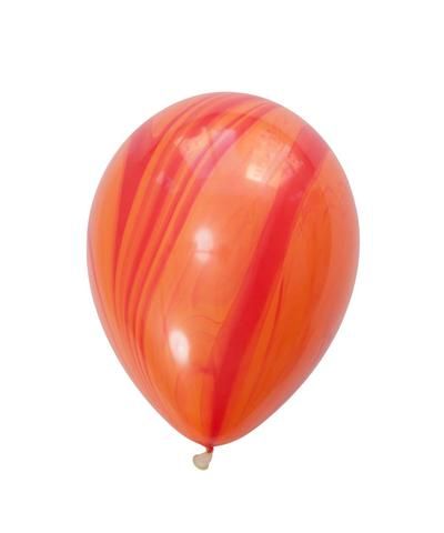 11" Marble Balloons Hot Lava