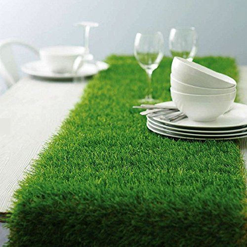 WORKING URL   Artificial Grass Table Runner PE