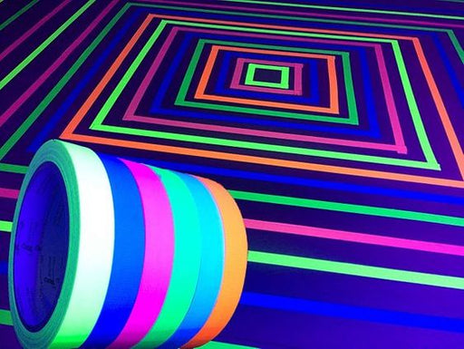 6-Pack UV Blacklight Reactive Fluorescent Tape