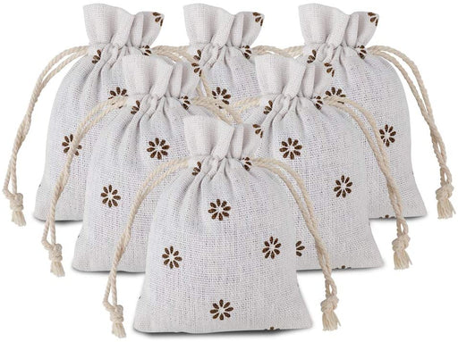 WORKING URL Cotton Burlap Drawstring Pouches Gift Bags 3 colors