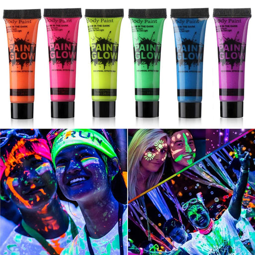 WORKING URL Glow in the dark Face and Body paint