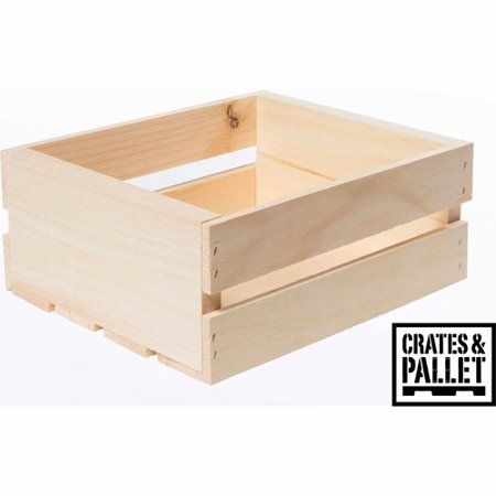 Crates and Pallet Wood Crate, Small