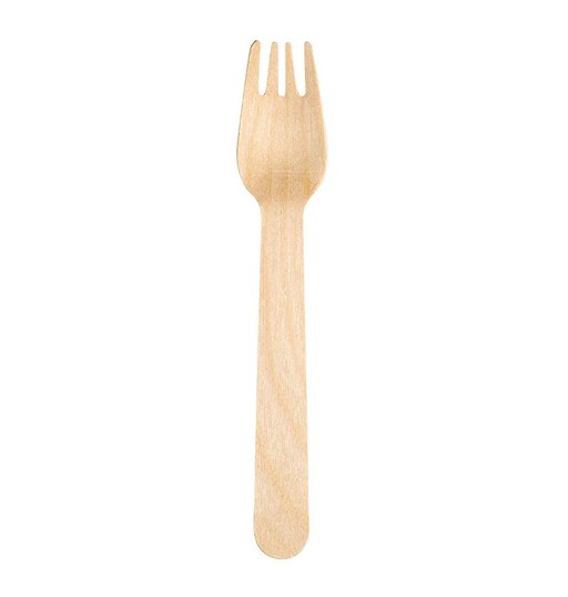 WORKING URL PHOTO EDITED Compostable Wooden Forks, Biodegradable Party Supplies for any Graduation, Luau, Fiesta, Tea Party, and More, Craft Supplies for Kids and Adults - Birchware Classic Set (100 Forks)