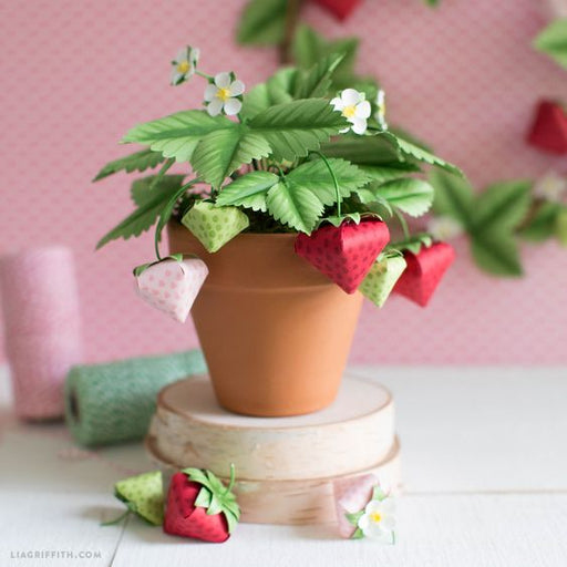 WORKING URL DIY Paper Strawberry Plant