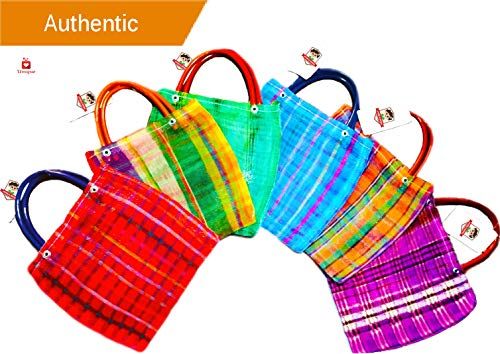Alondra's Imports Uniquely Designed, Mini Mexican Tote Favor Bags