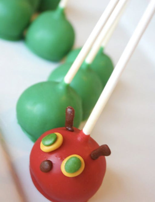 WORKING URL The Very Hungry Caterpillar Cake Pops