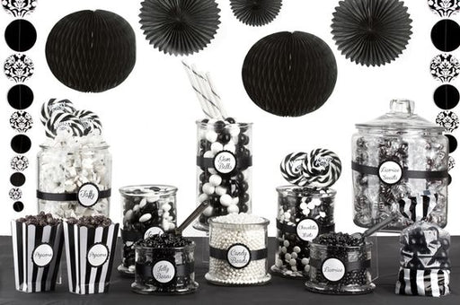 Black and White Candy Buffet