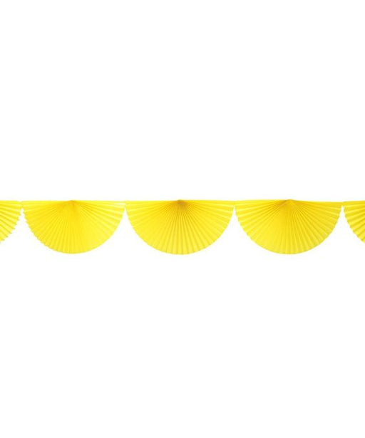 Bunting Fan Garland Yellow