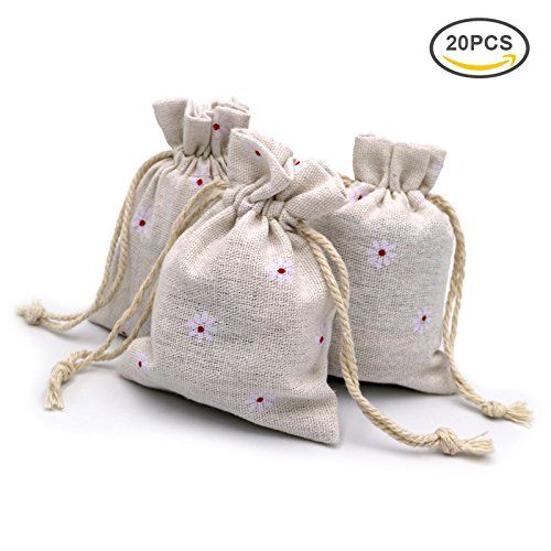 Burlap Bags with Drawstring