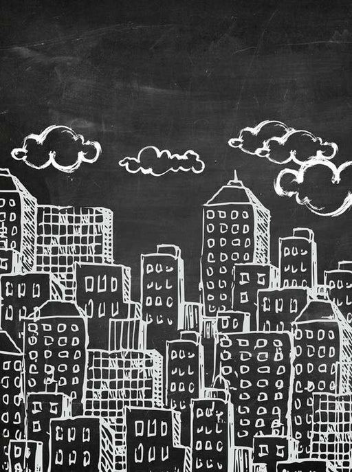 Chalkboard Fun City Backdrop