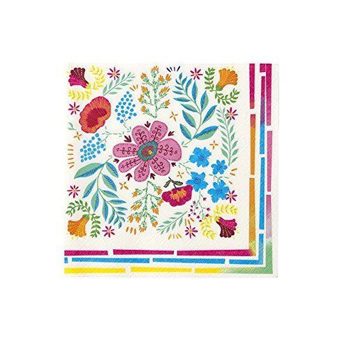 Cinco de Mayo Boho Style Chic Bohemian Decor Party Supplies Paper Napkins Pk 40
