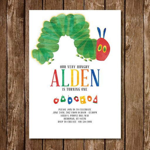 WORKING URL TNPD + PE The Hungry Caterpillar Birthday Invite