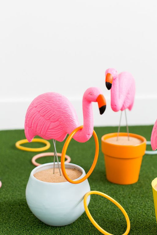 Diy Flamingo Ring Toss Yard Game
