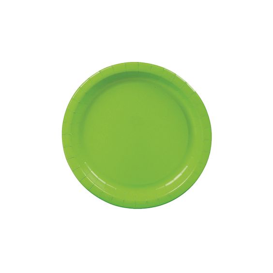 WORKING URL Lime Green Paper Dessert Plates - 24 Ct.