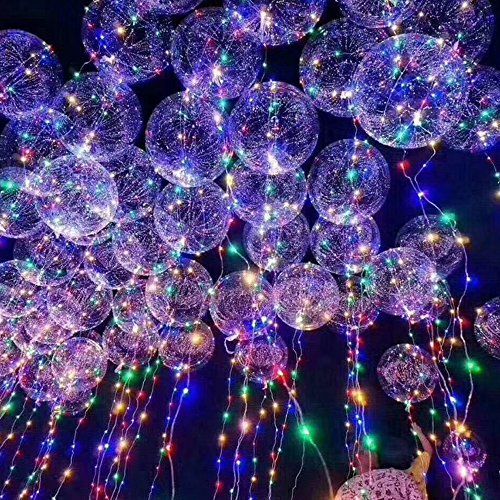 Element Digital LED Balloon Light Up Transparent Balloons
