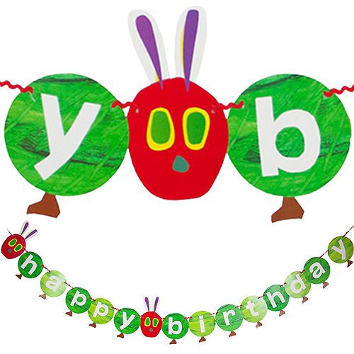 WORKING URL TNPD + PE The Very Hungry Caterpillar Birthday Garland