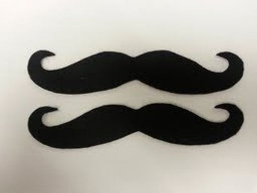 Felt Adhesive Handlebar Mustache 30 Pack