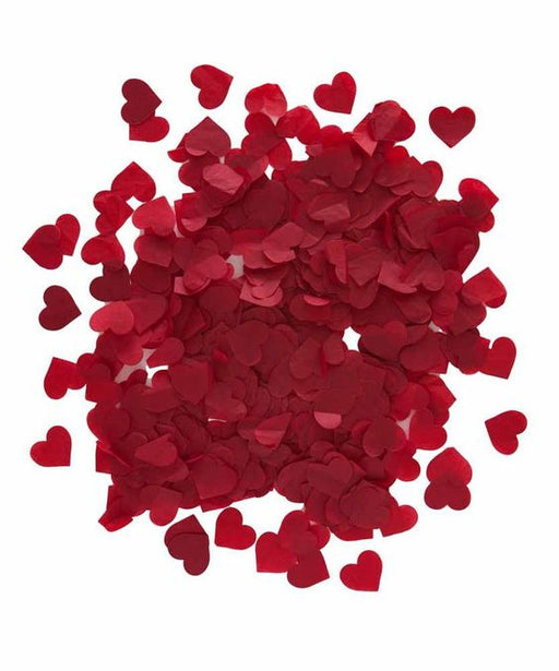 Giant Heart Confetti Red