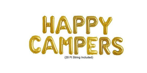 Happy Campers 16" Foil Balloons Banners
