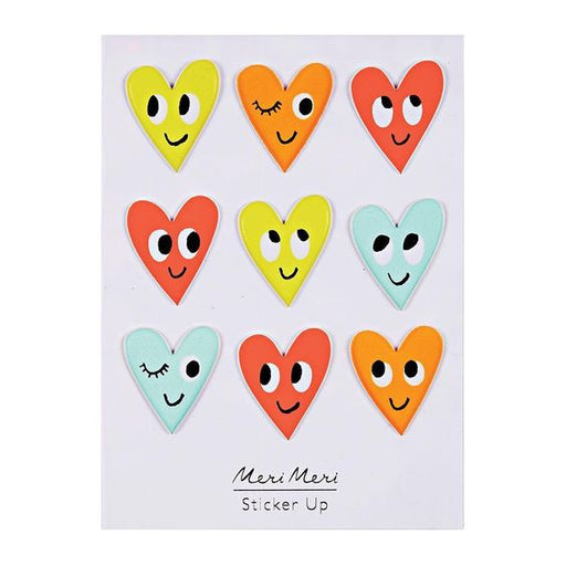Heart Puffy Stickers