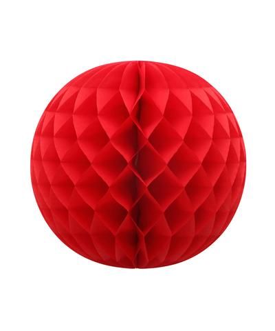 Honeycomb Ball 19" Red