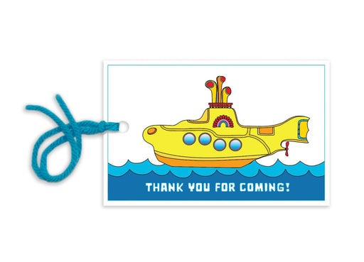 WORKING URL Yellow Submarine Favor Tags