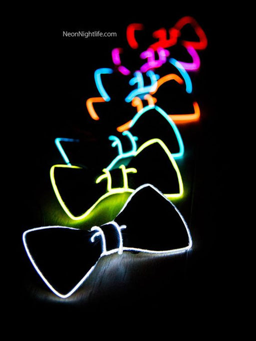 Light Up Bow Tie, Neck, Glow in the Dark