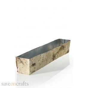 Long 24" Birch Bark Planter