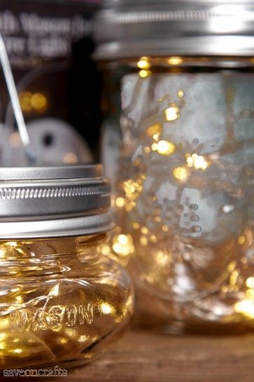 Mason Jar Lights Fairy Lights Battery Op. Warm White