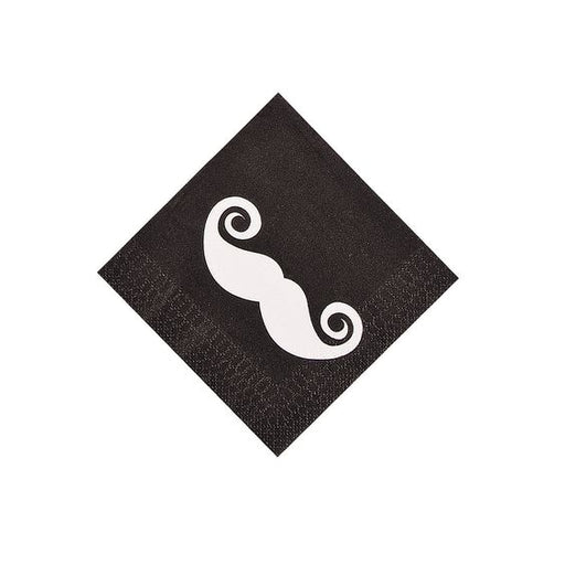 Mustache Party Beverage Napkins