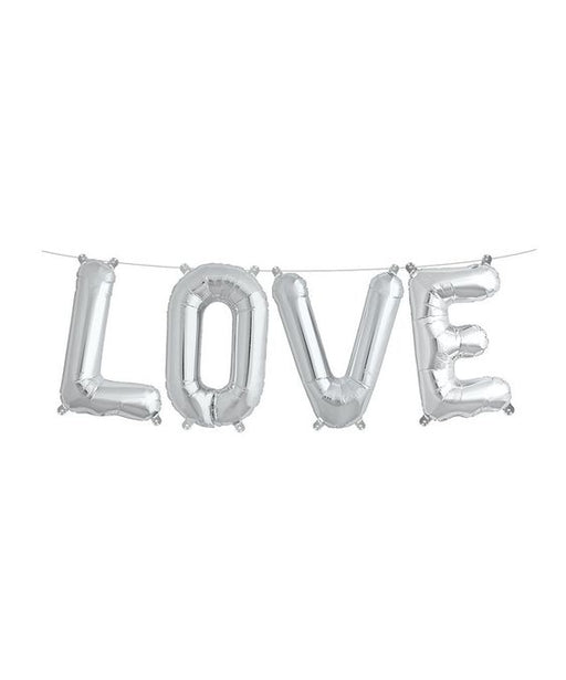 Mylar 16" Love Balloon Banner