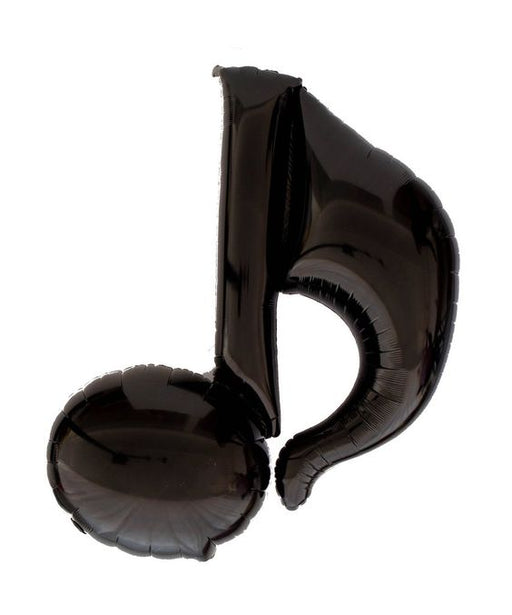 Mylar Musical Note Balloon Black