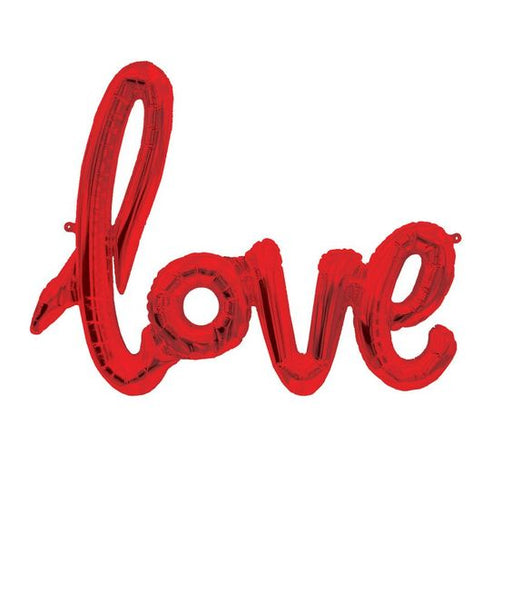 Mylar Script Balloon "LOVE"