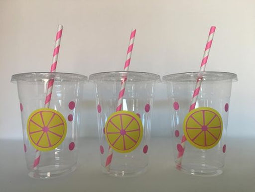 Pink lemonade party cups, Pink Lemonade Birthday Party cups, Pink Lemonade Party Favors, Lemonade Stand party Cups, Pink Lemonade shower