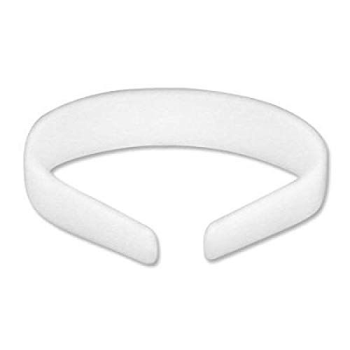 Plastic Headband White Craft