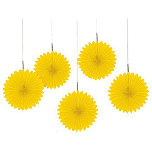 Pretty and Fun Hanging Round Mini Fan Party Decoration