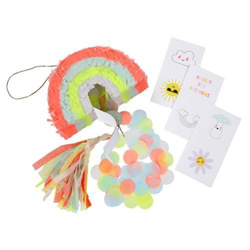 Rainbow Party Favor Pinatas