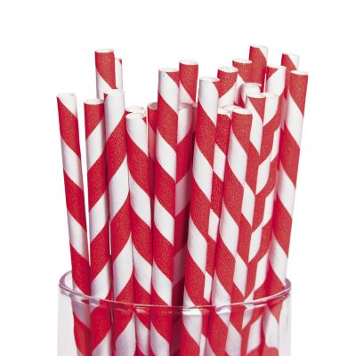 WORKING URL Red & White Party Straws