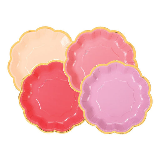 WORKING URL Shades of Pink Dessert Plates 12ct