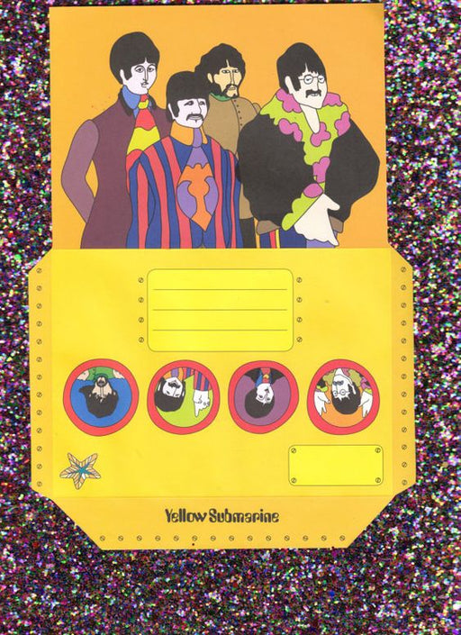 UPPLIES, The Beatles 5 Piece Yellow Submarine Cartoon Stationery Set