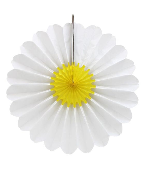 Tissue Paper Daisy Fan 27"