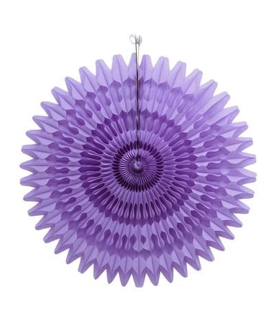Tissue Paper Fan 21" Lavender