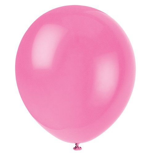 Unique Industries, 12" Latex Balloons, DIY Party Decoration - Pack of 72, Bubblegum Pink