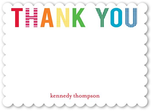 Vivid Celebration Thank You Card