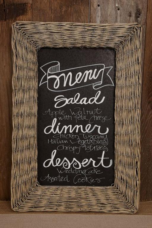 Willow Framed Chalkboard 24.5in