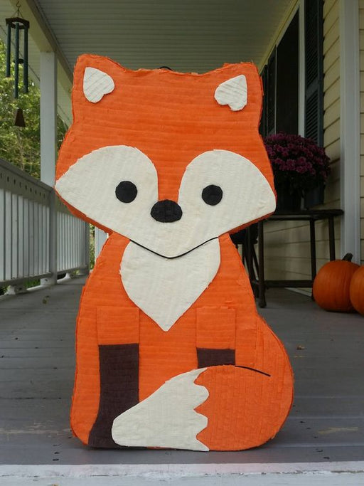 Woodland Fox First Boy Girl Birthday Party Pinata