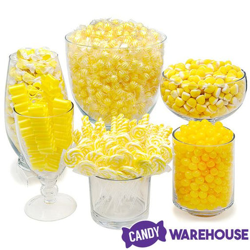 Yellow Candy Bar Table Assortment