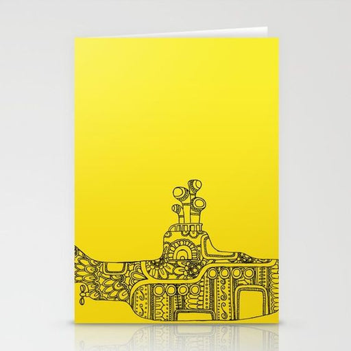 Yellow Submarine Solo Stationery Cards